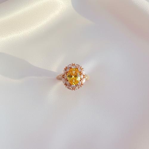 Anillo Citrino