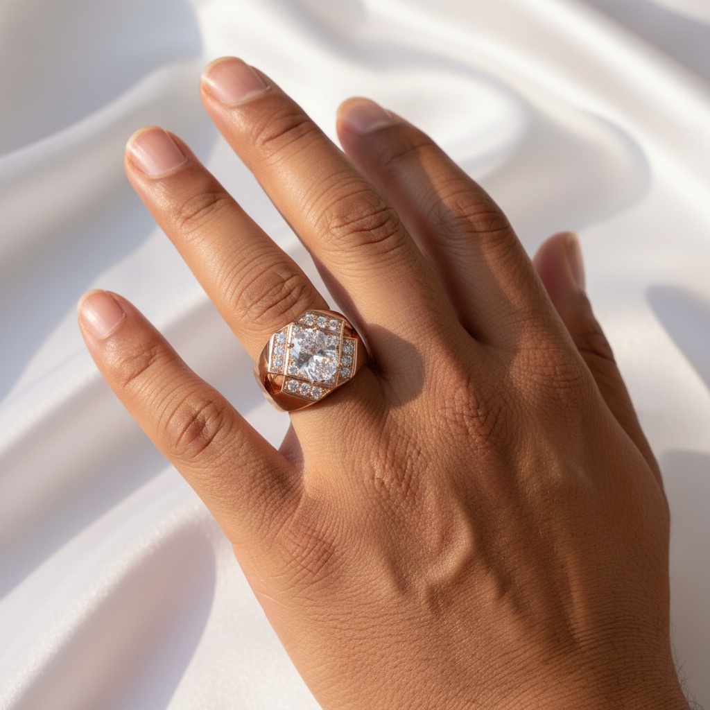 Anillo Sello modelo hombre