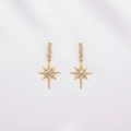 Aretes Estrella - Fondo blanco
