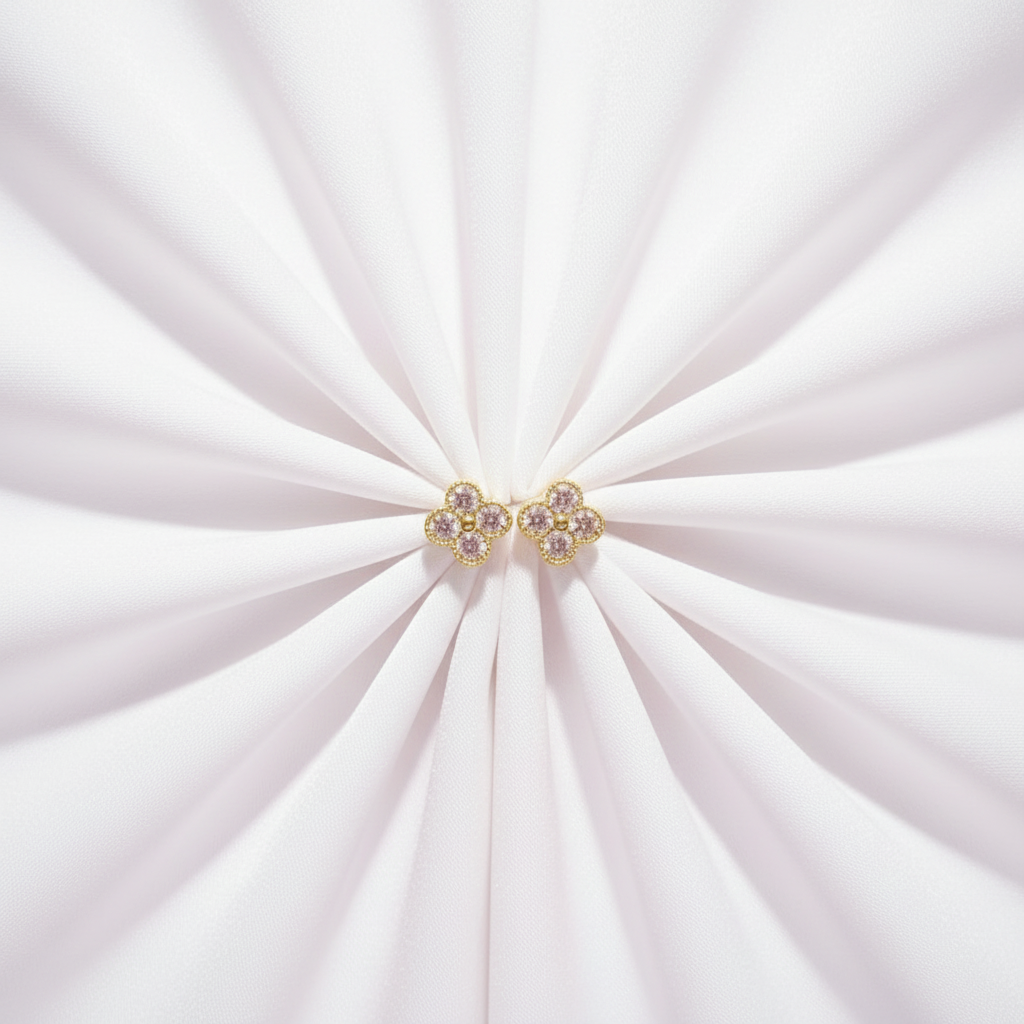 Aretes Flor - Flat Lay v2