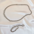 Set Cubano Silver Mariposas flat lay